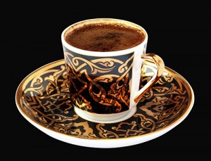 Turkish Coffee on black